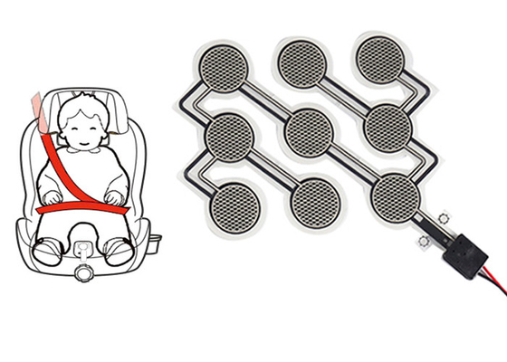 School bus seat pressure sensor reminder child seat occupancy sensor taxi remind passengers to fasten their seat belt