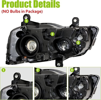 The headlights assembly compatible with 2008-2016 Chrysler Town&amp;Country Compatible with 2011-2019 Dodge Grand Caravan