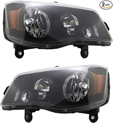The headlights assembly compatible with 2008-2016 Chrysler Town&Country Compatible with 2011-2019 Dodge Grand Caravan