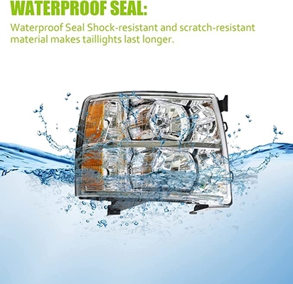 Headlights Assembly Compatible with 2007-2013 Chevy Silverado 1500,2007-2014 Silverado 2500HD 3500HD