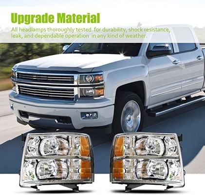 Headlights Assembly Compatible with 2007-2013 Chevy Silverado 1500,2007-2014 Silverado 2500HD 3500HD
