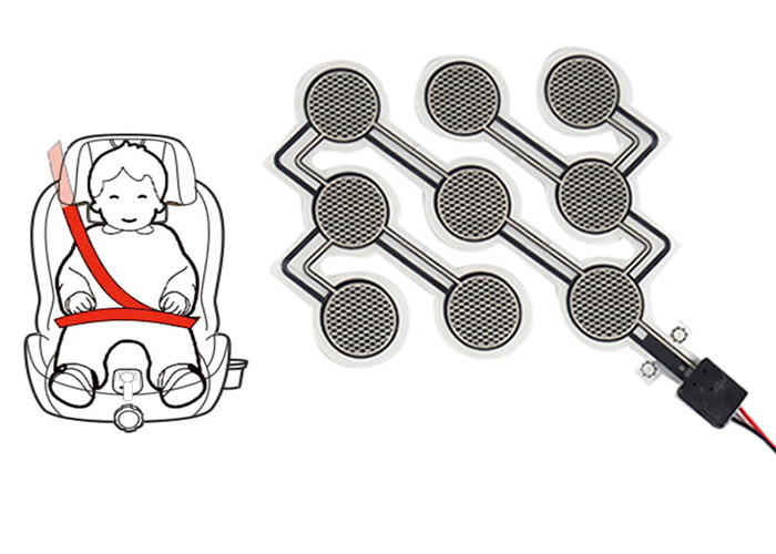 School bus seat pressure sensor reminder child seat occupancy sensor taxi remind passengers to fasten their seat belt